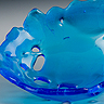 bright blue bowl