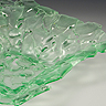 light aqua green square bowl